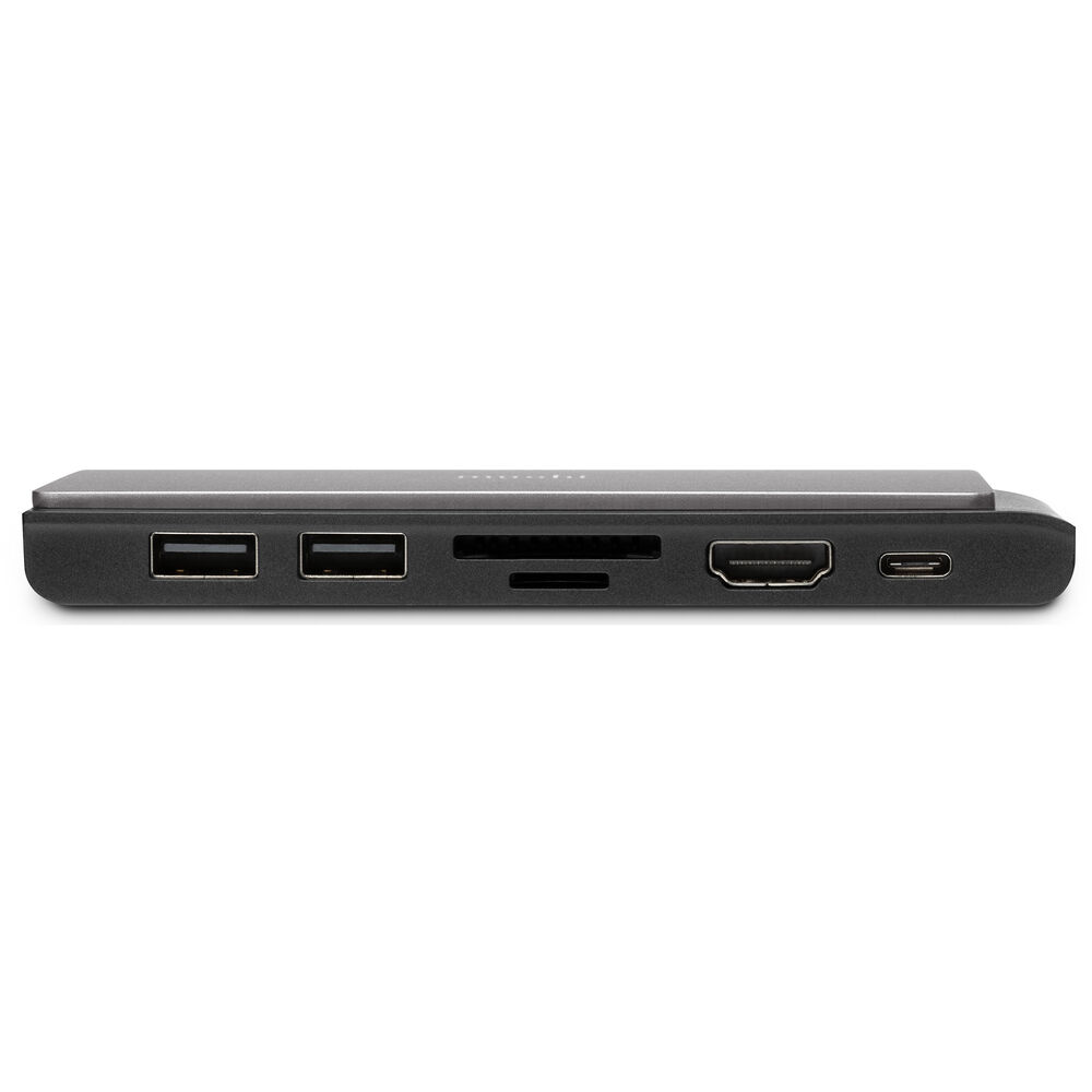 Портативный USB-хаб Moshi Symbus Mini 7-in-1. Порты: USB-C PD, HDMI, USB-A 3.1 Gen 1 x 2